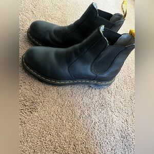 Dr. Martens airwalk black steel toe safety boots slip resistant  9 industrial